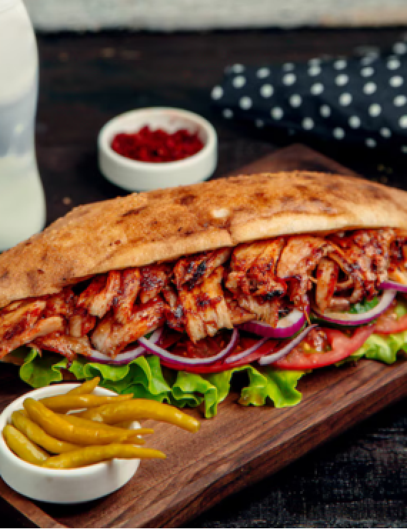 Turkish Beef Doner Wrap